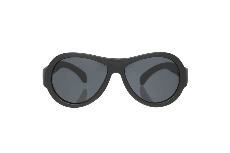Babiators Childrenâ€™s Aviator UV Protection Sunglasses (Ages 3-5Y Original, Jet Black) - Image 2